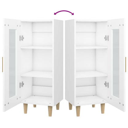 vidaXL Buffet Blanc 34,5x34x90 cm Bois d'ingénierie