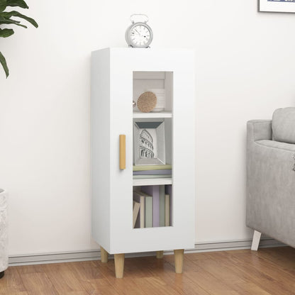vidaXL Buffet Blanc 34,5x34x90 cm Bois d'ingénierie