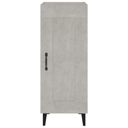 vidaXL Buffet gris béton 34,5x34x90 cm Bois d'ingénierie