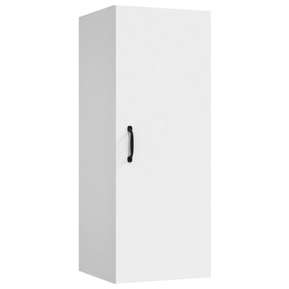 vidaXL Armoire murale blanche 34,5x34x90 cm Bois d'ingénierie