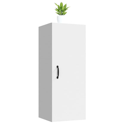 vidaXL Armoire murale blanche 34,5x34x90 cm Bois d'ingénierie