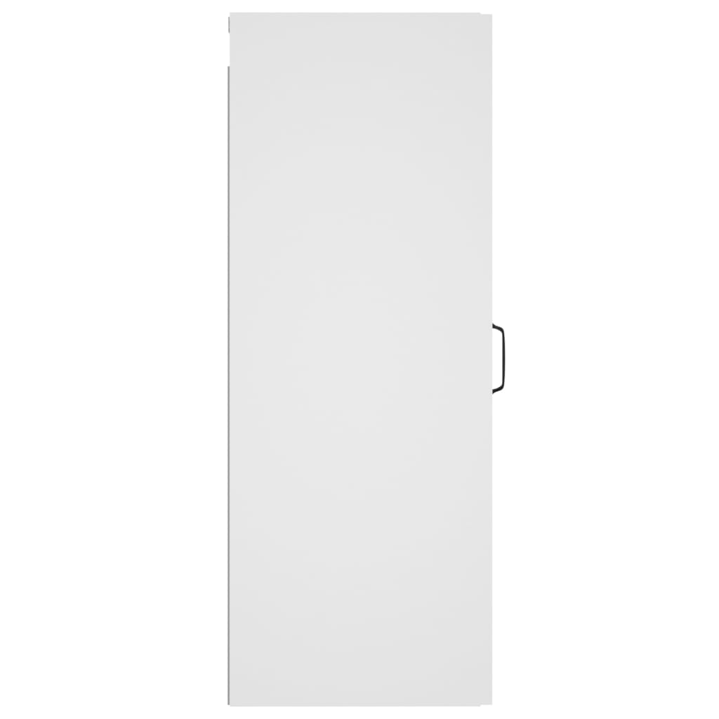 vidaXL Armoire murale blanche 34,5x34x90 cm Bois d'ingénierie