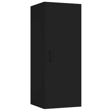 vidaXL Armoire suspendue Noir 34,5x34x90 cm Bois d'ingénierie