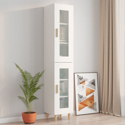 vidaXL Armoire murale blanc 34,5x34x90 cm