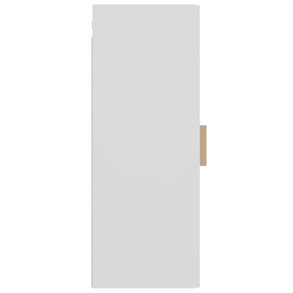vidaXL Armoire murale blanc 34,5x34x90 cm