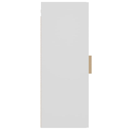 vidaXL Armoire murale blanc 34,5x34x90 cm