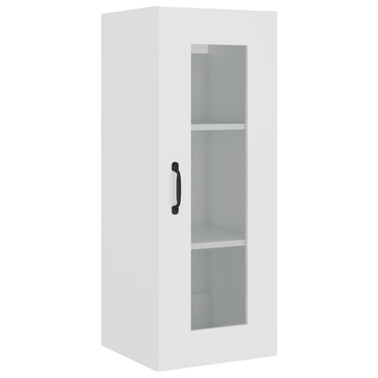 vidaXL Armoire murale blanc 34,5x34x90 cm