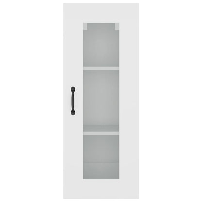 vidaXL Armoire murale blanc 34,5x34x90 cm
