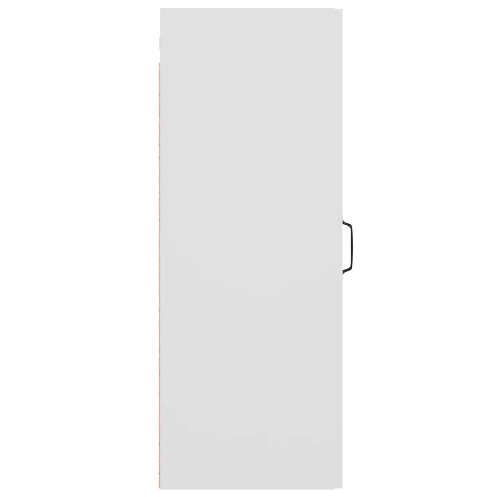 vidaXL Armoire murale blanc 34,5x34x90 cm