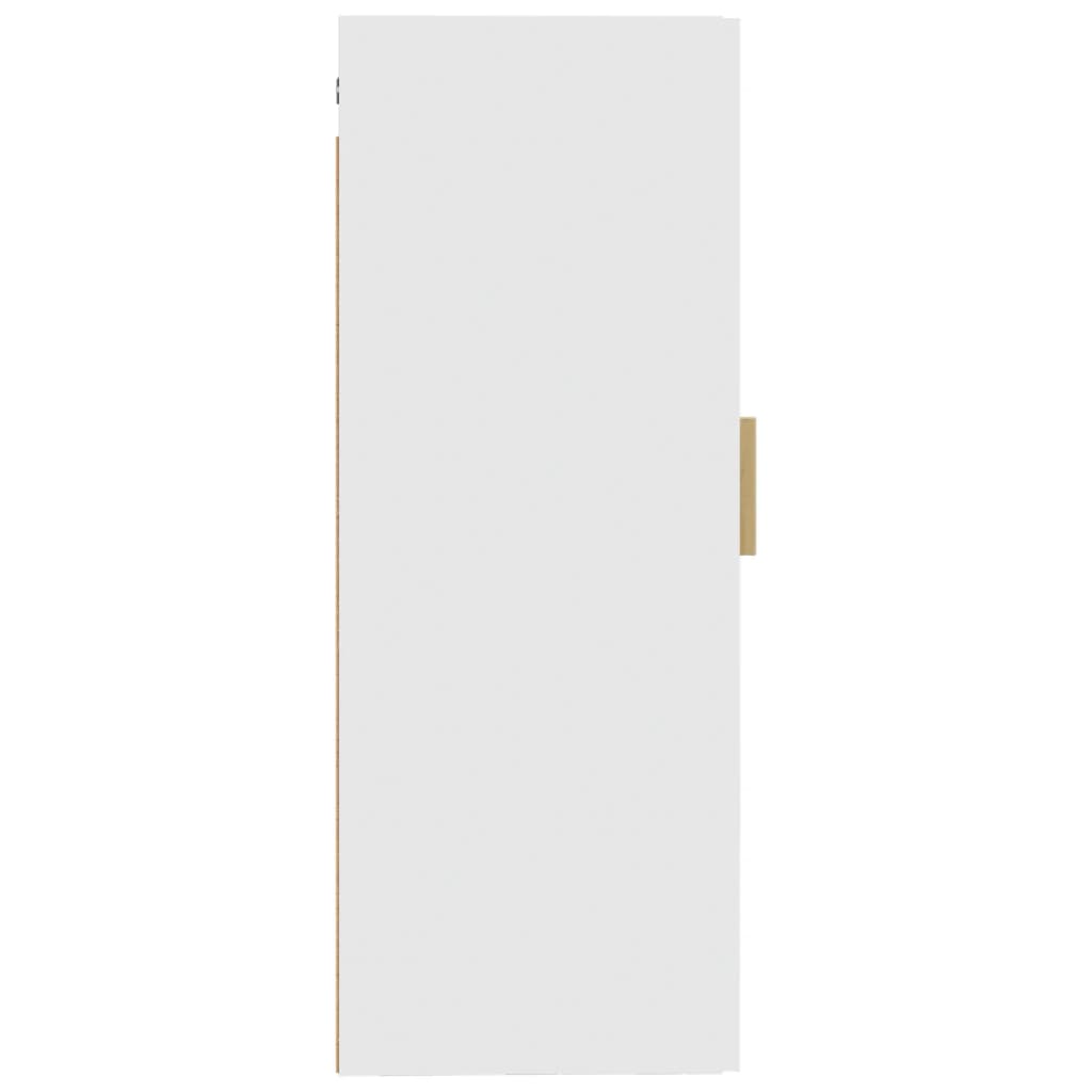 vidaXL Wandschrank Weiß 35x34x90 cm Holzwerkstoff