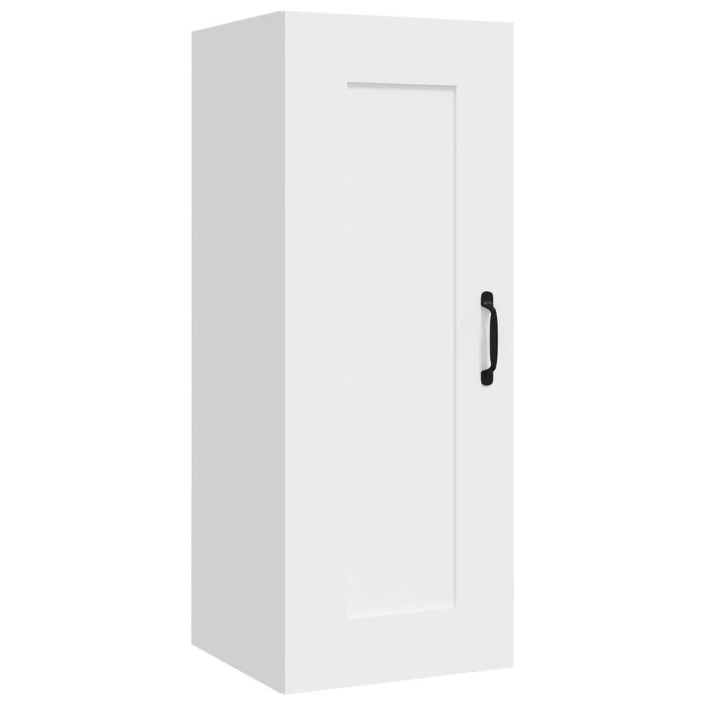 vidaXL Armoire murale blanc 35x34x90 cm Aggloméré