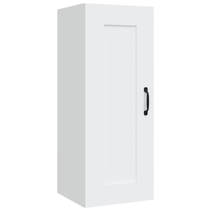 vidaXL Armoire murale blanc 35x34x90 cm Aggloméré