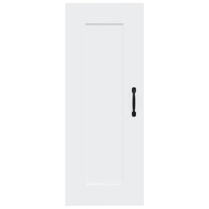 vidaXL Armoire murale blanc 35x34x90 cm Aggloméré