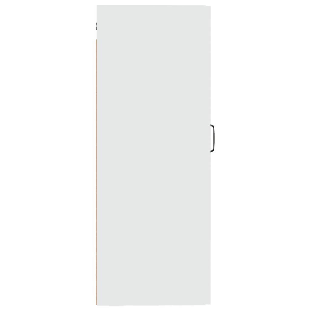 vidaXL Armoire murale blanc 35x34x90 cm Aggloméré
