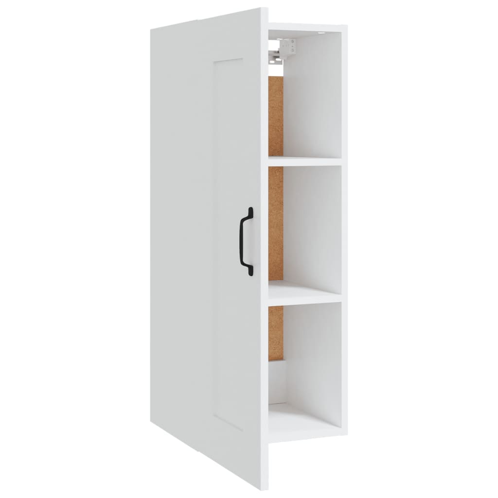 vidaXL Armoire murale blanc 35x34x90 cm Aggloméré