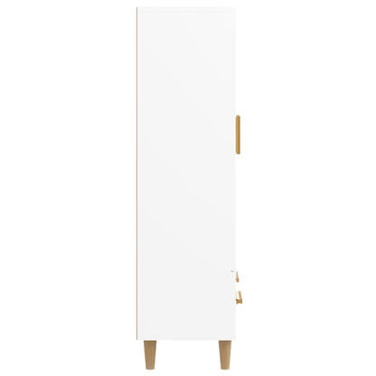 Highboard Weiß 70x31x115 cm Holzwerkstoff