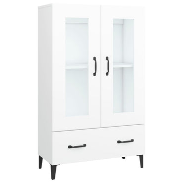 vidaXL Buffet haut blanc 70x31x115 cm en bois d'ingénierie