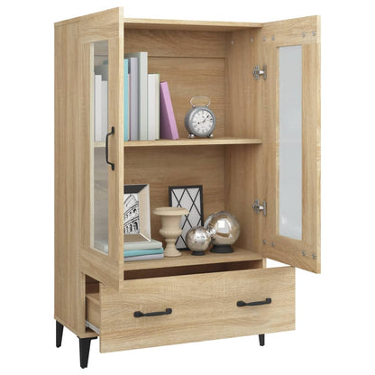 vidaXL Highboard Chêne Sonoma 70x31x115 cm Bois d'ingénierie