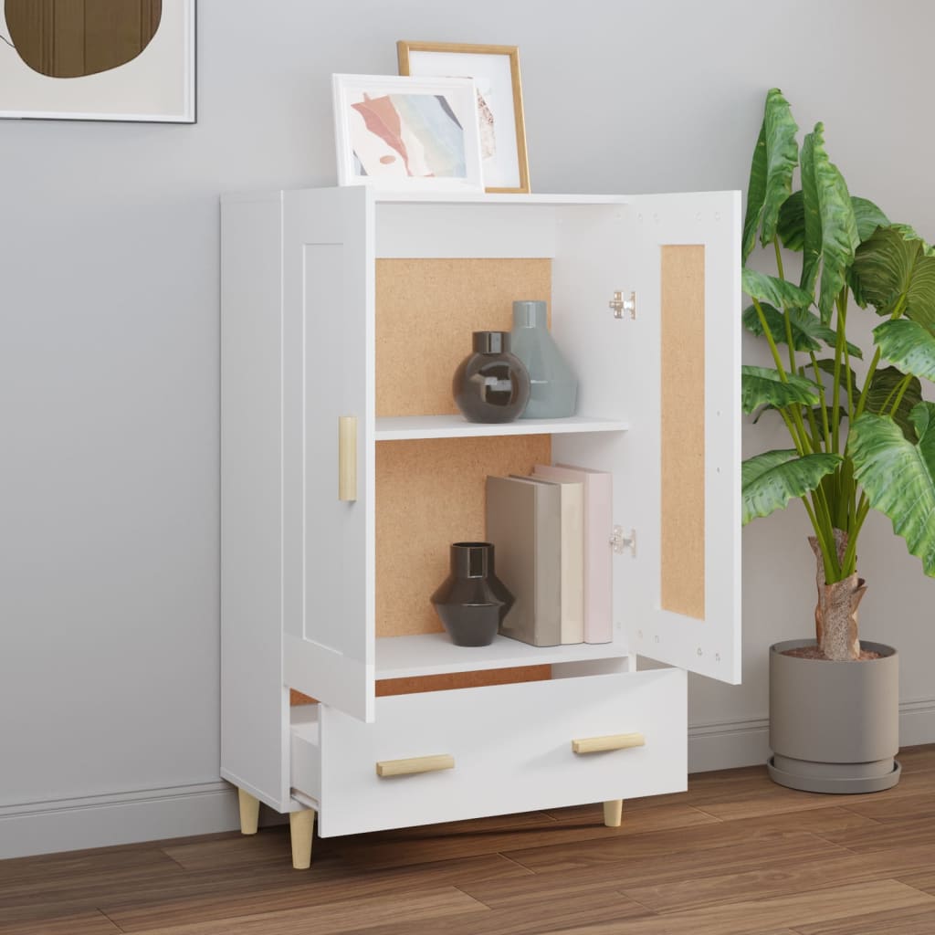 vidaXL Highboard Weiß 70x31x115 cm Holzwerkstoff