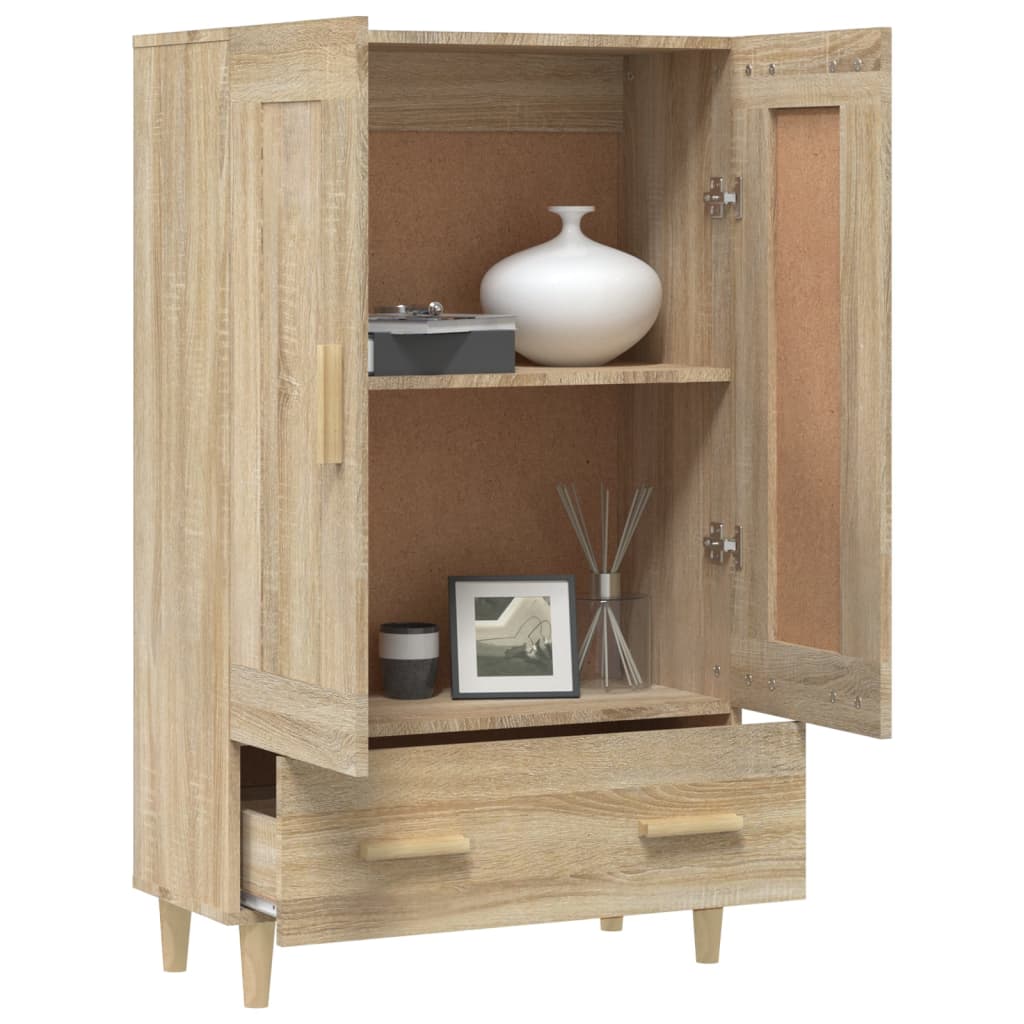 vidaXL Highboard Chêne Sonoma 70x31x115 cm Bois d'ingénierie