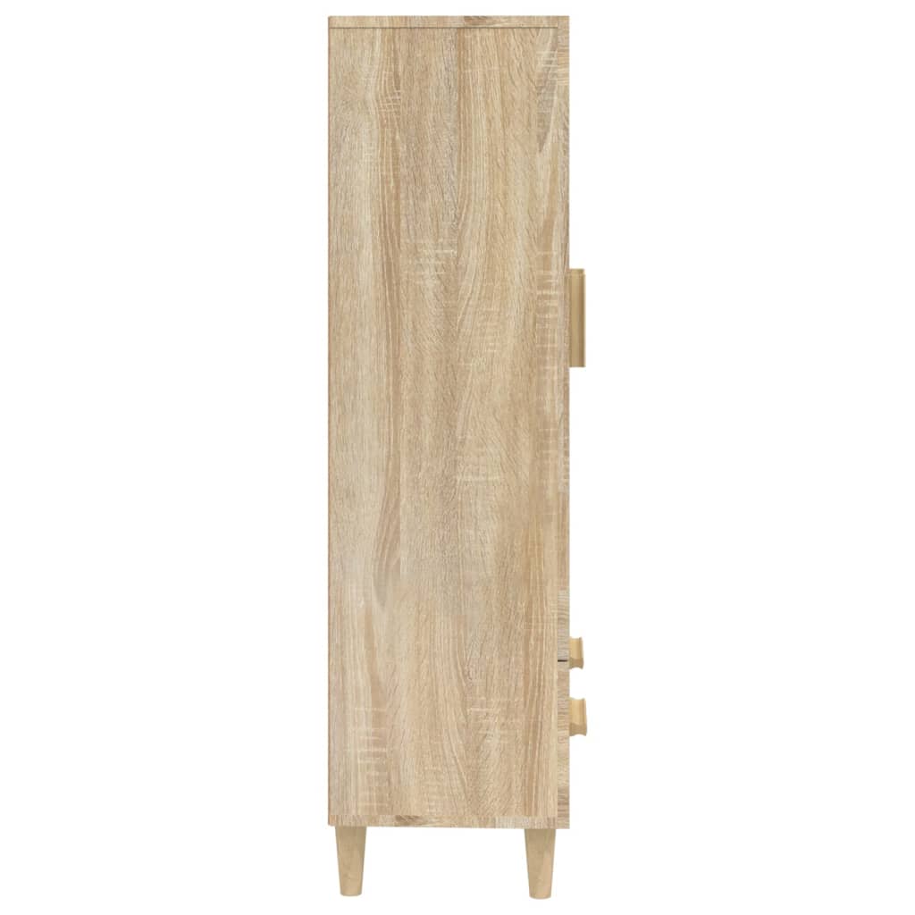 vidaXL Highboard Chêne Sonoma 70x31x115 cm Bois d'ingénierie