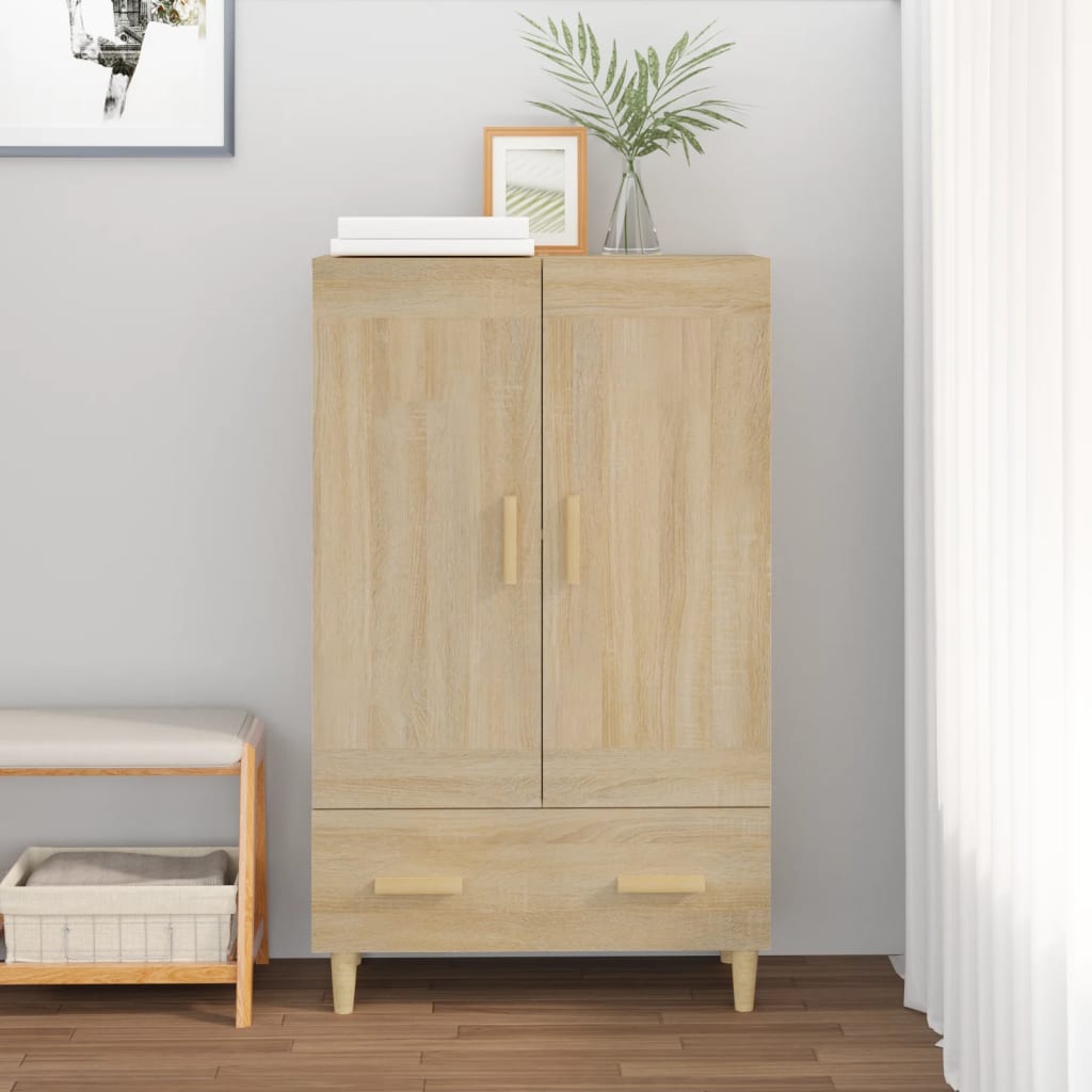vidaXL Highboard Chêne Sonoma 70x31x115 cm Bois d'ingénierie