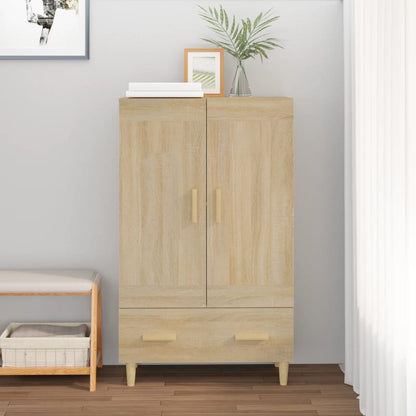 vidaXL Highboard Chêne Sonoma 70x31x115 cm Bois d'ingénierie