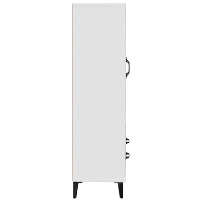 vidaXL Buffet haut blanc 70x31x115 cm en bois d'ingénierie