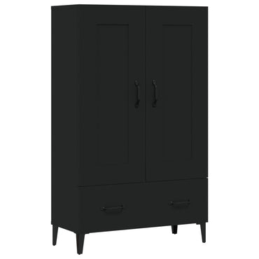 vidaXL Highboard Schwarz 70x31x115 cm Holzwerkstoff
