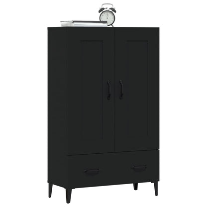 vidaXL Highboard Schwarz 70x31x115 cm Holzwerkstoff