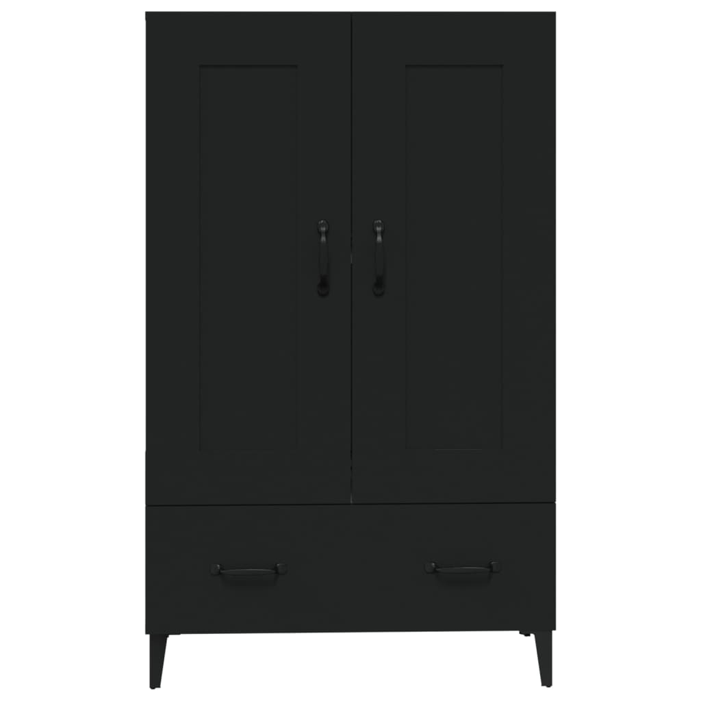 vidaXL Highboard Schwarz 70x31x115 cm Holzwerkstoff