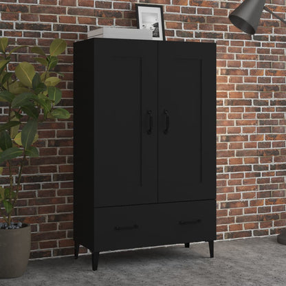 vidaXL Highboard Schwarz 70x31x115 cm Holzwerkstoff