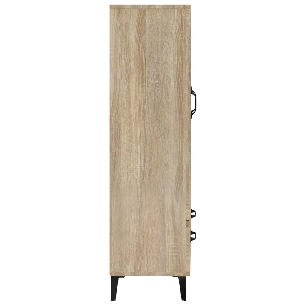 vidaXL Highboard Sonoma-Eiche 70x31x115 cm Holzwerkstoff