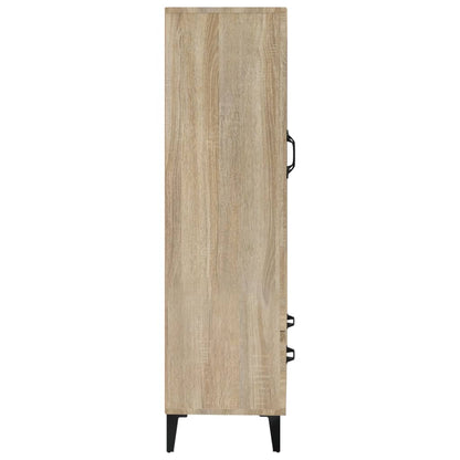 vidaXL Highboard Sonoma-Eiche 70x31x115 cm Holzwerkstoff