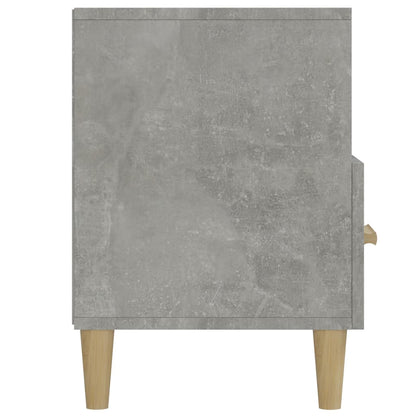 vidaXL Meuble TV gris béton 102x36x50 cm Aggloméré