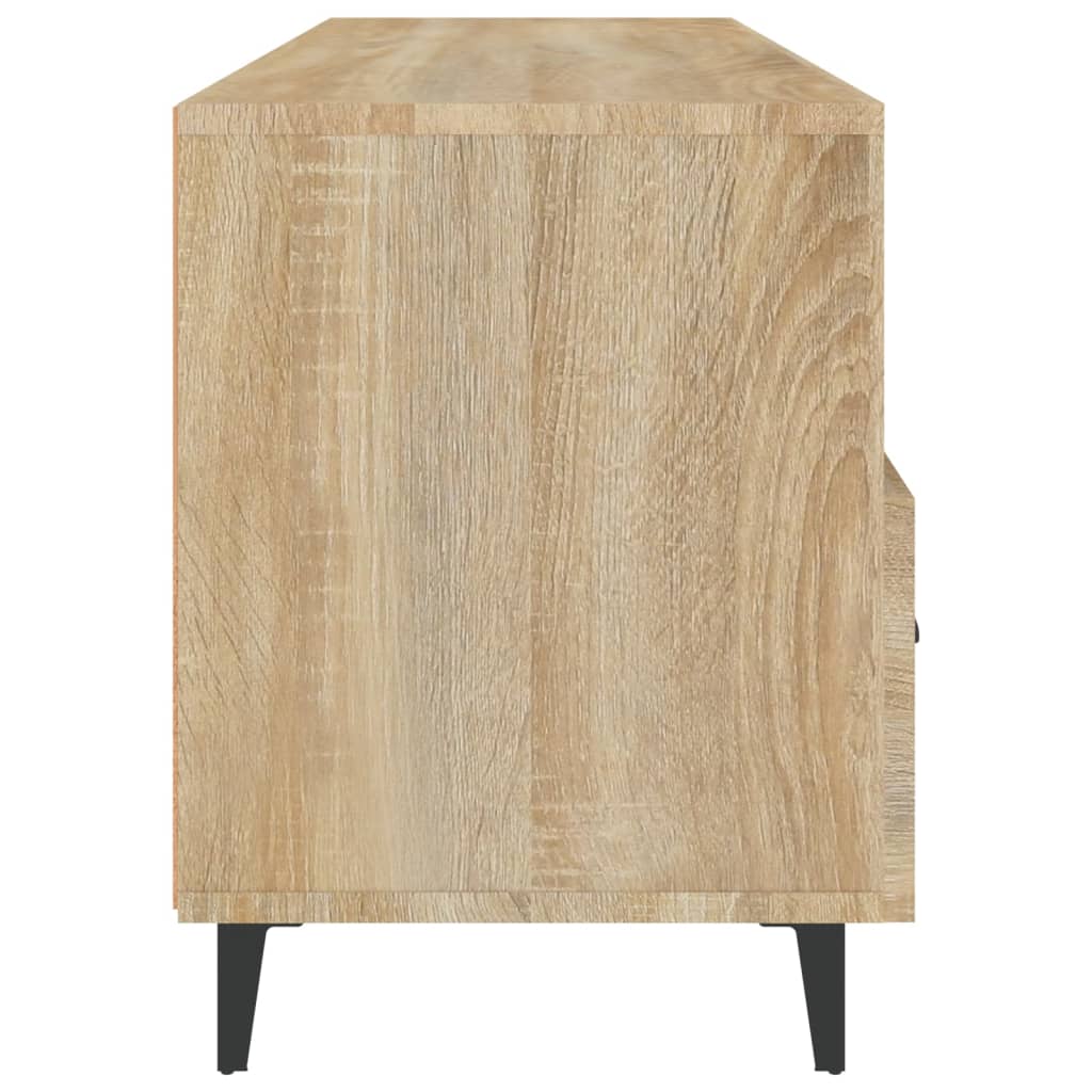 vidaXL Meuble TV chêne Sonoma 102x35x50 cm Aggloméré