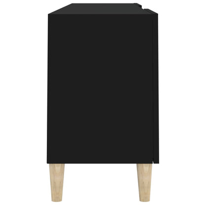 vidaXL TV-Schrank Schwarz 150x30x50 cm Holzwerkstoff