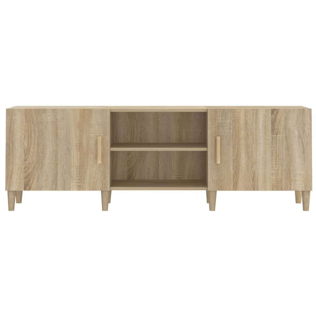 vidaXL Meuble TV chêne Sonoma 150x30x50 cm Aggloméré