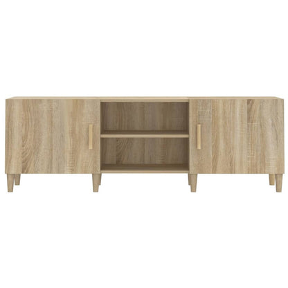 vidaXL Meuble TV chêne Sonoma 150x30x50 cm Aggloméré