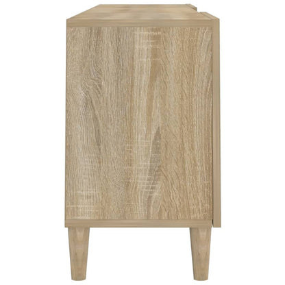 vidaXL Meuble TV chêne Sonoma 150x30x50 cm Aggloméré