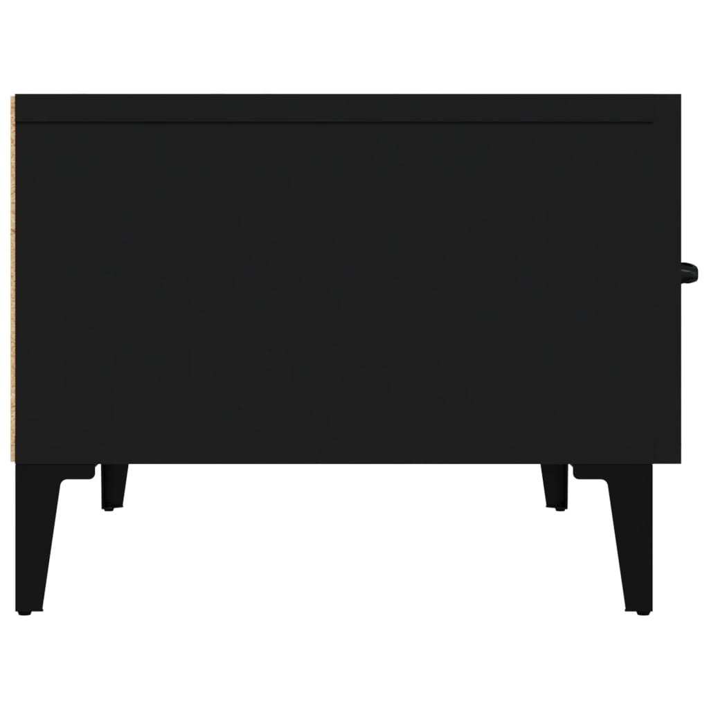 vidaXL Meuble TV Noir 150x34,5x30 cm Bois d'ingénierie