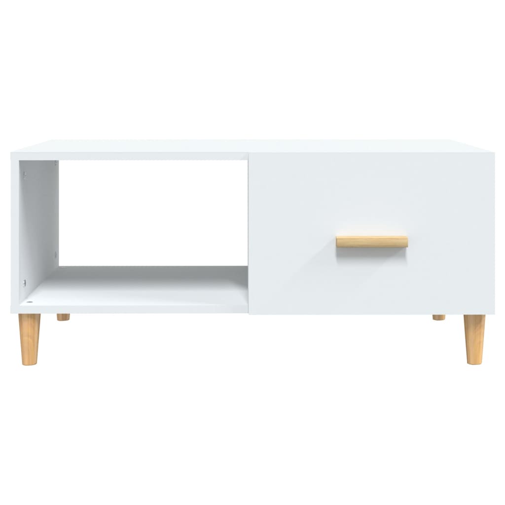 vidaXL Couchtisch Weiß 89,5x50x40 cm Holzwerkstoff