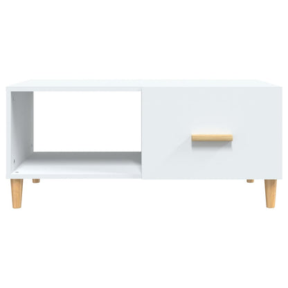 vidaXL Couchtisch Weiß 89,5x50x40 cm Holzwerkstoff