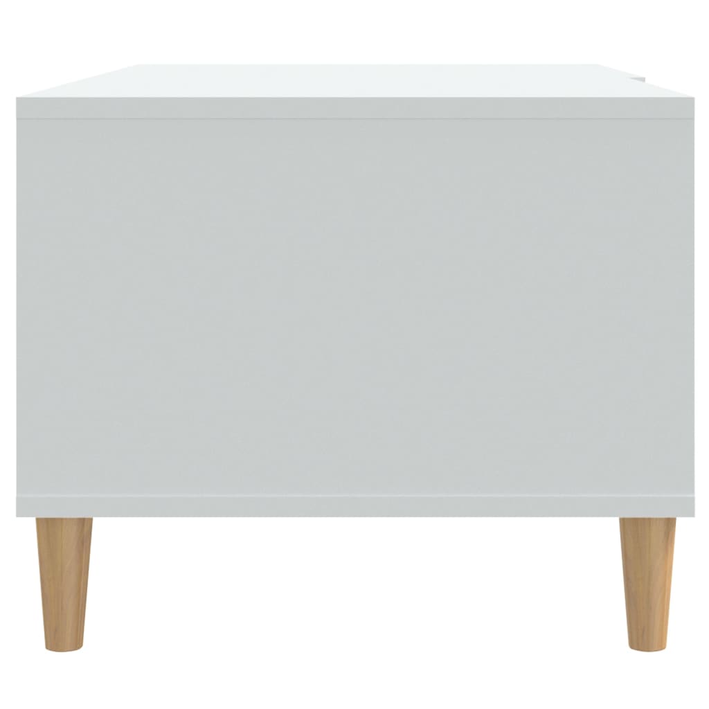 vidaXL Couchtisch Weiß 89,5x50x40 cm Holzwerkstoff
