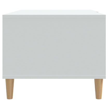 vidaXL Couchtisch Weiß 89,5x50x40 cm Holzwerkstoff