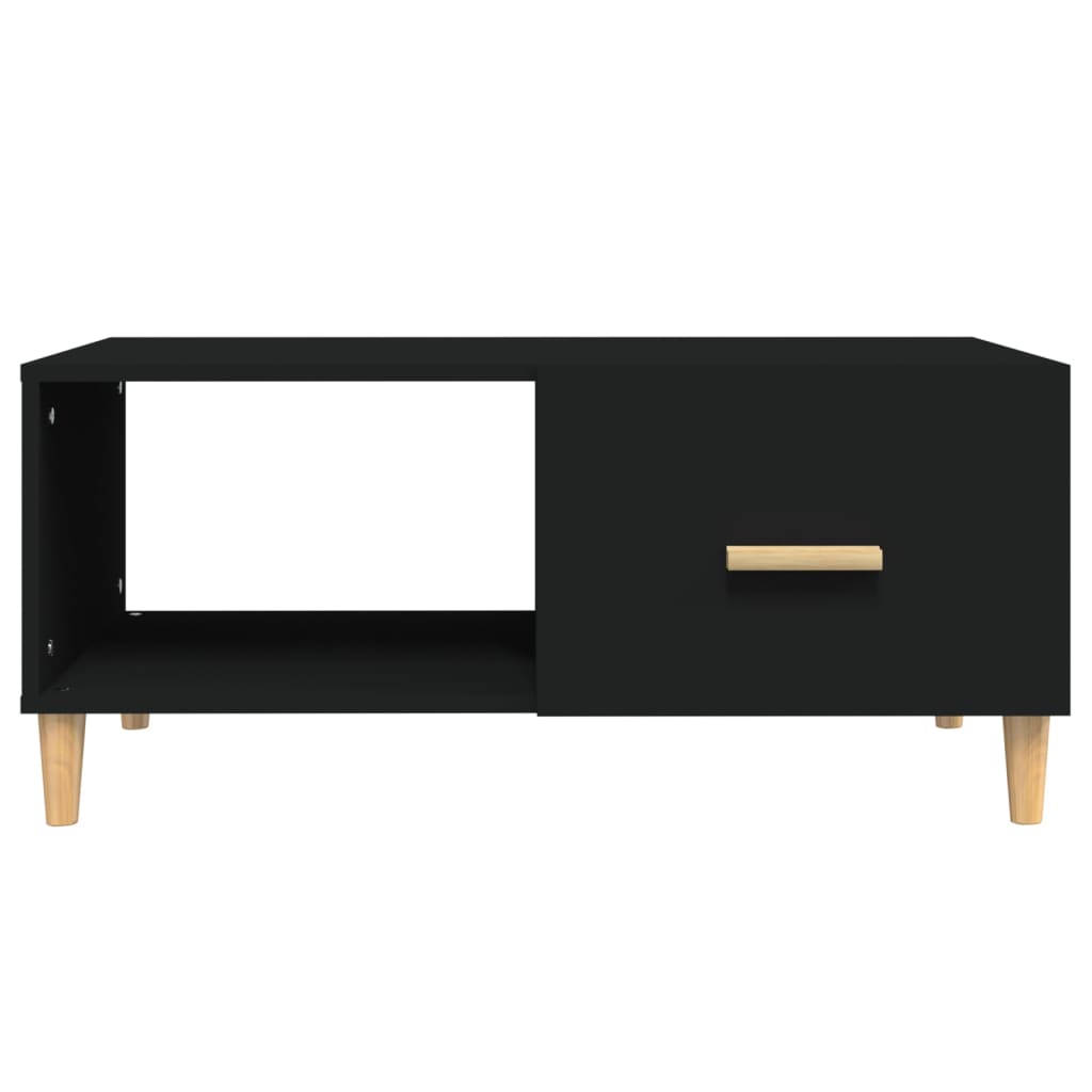 vidaXL Couchtisch Schwarz 89,5x50x40 cm Holzwerkstoff