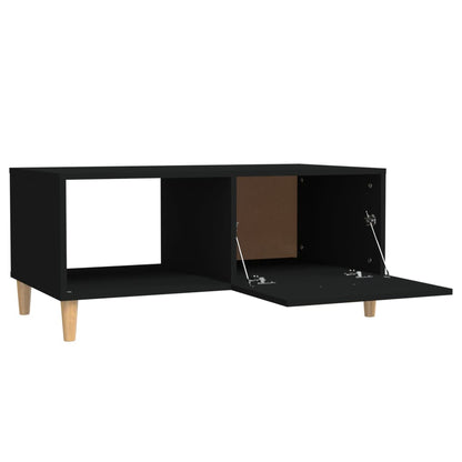 vidaXL Couchtisch Schwarz 89,5x50x40 cm Holzwerkstoff