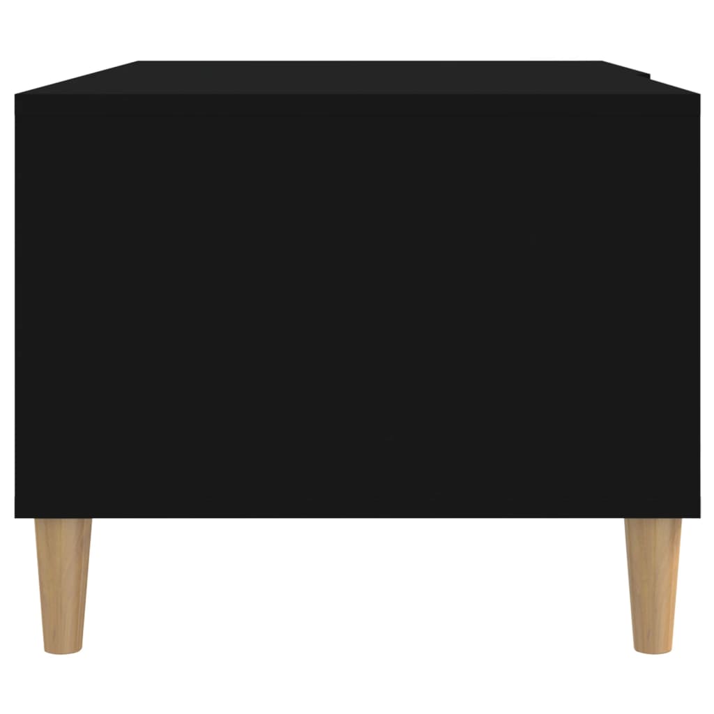 vidaXL Couchtisch Schwarz 89,5x50x40 cm Holzwerkstoff