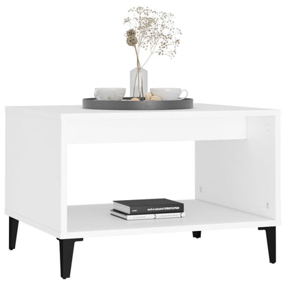 vidaXL Couchtisch Weiß 60x50x40 cm Holzwerkstoff