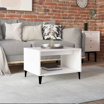 vidaXL Couchtisch Weiß 60x50x40 cm Holzwerkstoff